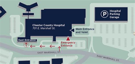 Parking and Wayfinding - Chester County Hospital | Penn Medicine