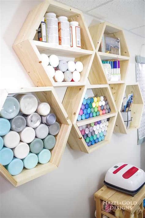 15 Practically Adorable DIY Craft Supplies Storage Ideas