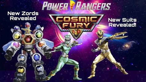 Power Rangers Cosmic Fury Suits and Zords Revealed!! KYURANGER Adaptation Confirmed! Original ...