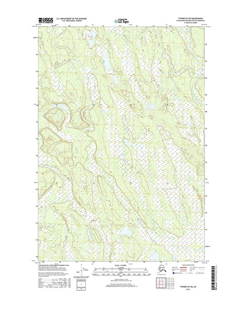 USGS Topo Map: Tyonek D-2 SE (Southcentral Alaska) - Topo Maps - Alaska ...