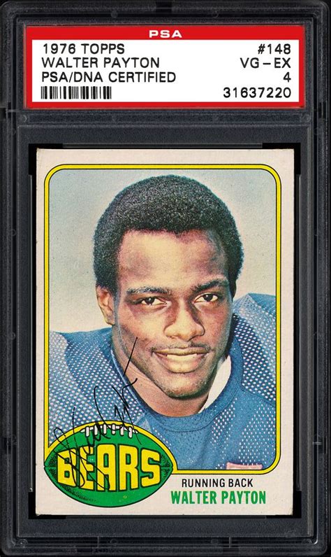 Walter Payton | PSA AutographFacts℠