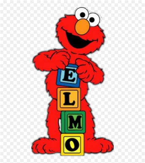 Sesame Street Baby Shower Games - Elmo Blocks, HD Png Download - vhv