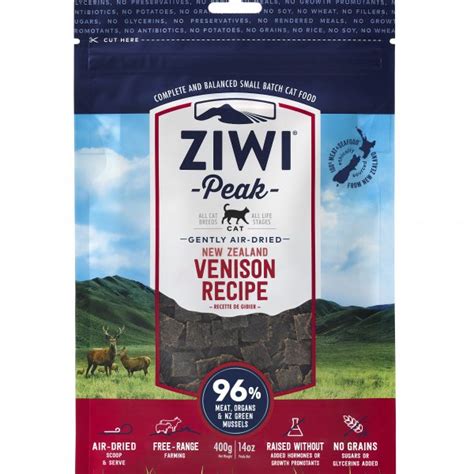 ZIWI PEAK AIR-DRIED CAT FOOD VENISON 400gm - Pet Nurture