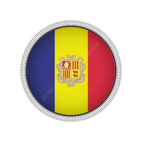 Andorra Flag Vector, Andorra, Flag, Andorra Day PNG and Vector with ...