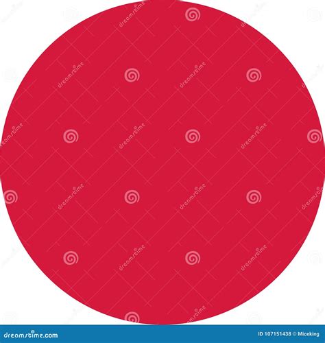 Red circle vector stock illustration. Illustration of round - 107151438