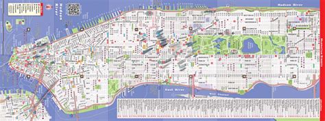 Printable New York Street Map | Travel Maps And Major Tourist in ...