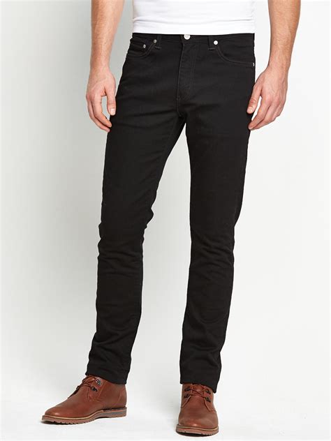 Levi's Mens 510 Slim Fit Jeans in Black for Men (moonshine) | Lyst