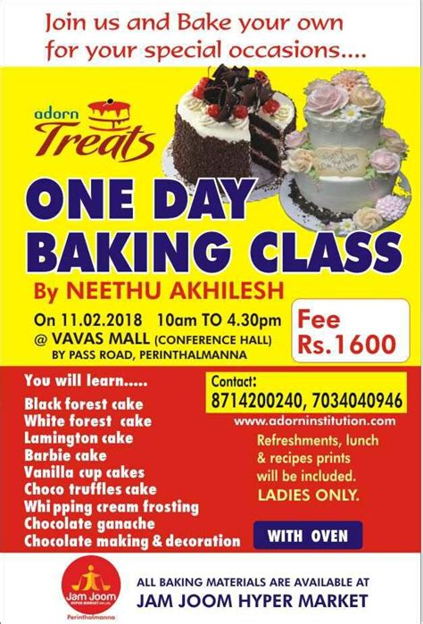 Baking Class | Baking classes, Black forest cake, Baking