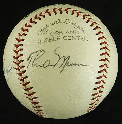 Thurman Munson & Catfish Hunter Signed Vintage Baseball (JSA ALOA) | Pristine Auction