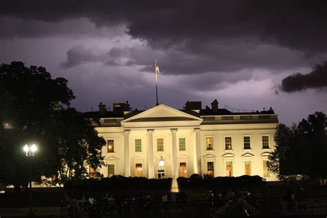 Lightning striking at White House on Easter night...