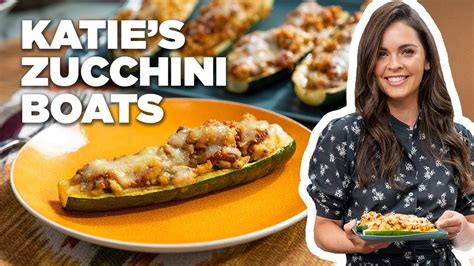 Chicken Parmesan-Stuffed Zucchini Boats with Katie Lee | The Kitchen ...