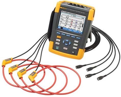 Fluke 435-II Power Quality and Energy Analyzer with flexible current probes