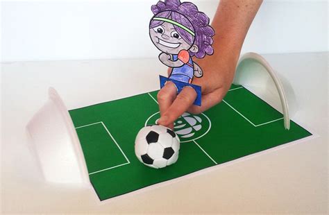 Soccer Player Finger Puppets | CBC Parents | Soccer crafts, Soccer ...