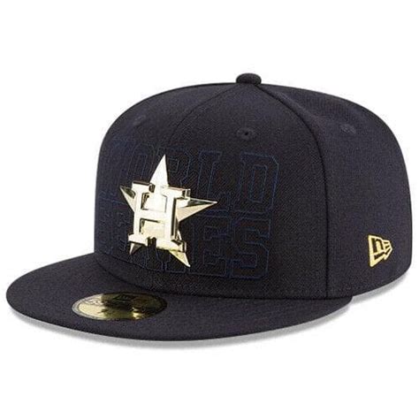 New Era Houston Astros 2017 World Series Champion Gold Badge 59FIFTY F