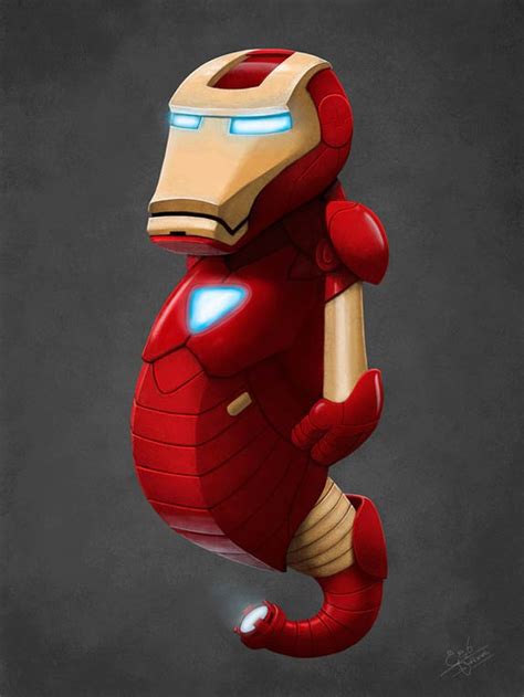 Funny Superhero Artwork