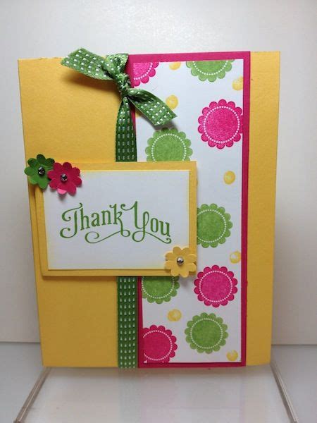 Thank U Cards, Handmade Thank You Cards, Hand Made Greeting Cards, Making Greeting Cards ...