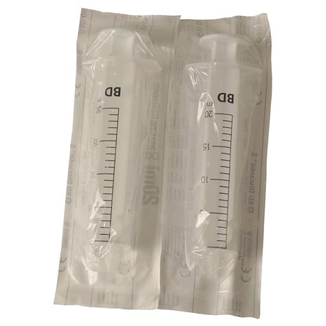 20 ml Syringe (pack of 10) | Stanhope-Seta