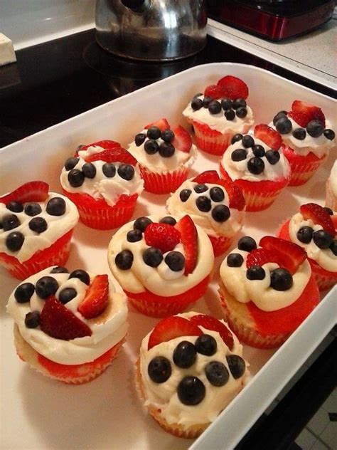 Independence Day Cupcakes Mini Cheesecake, Independence Day, Cupcakes ...