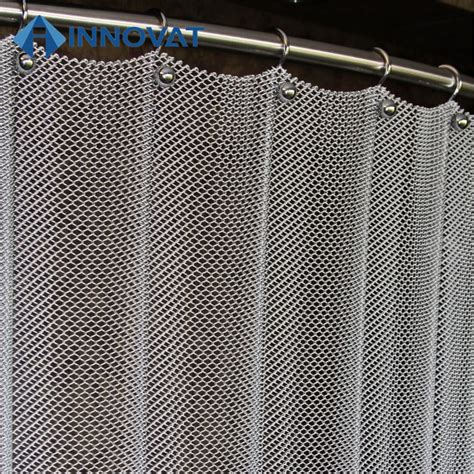 Stainless Steel Decorative Metal Chain Link Mesh Curtain - Chain Link Curtain and Decorative ...