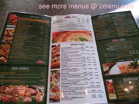 Online Menu of Rosa's Italian Ristorante Pizzeria Restaurant, Hopewell, Virginia, 23860 - Zmenu