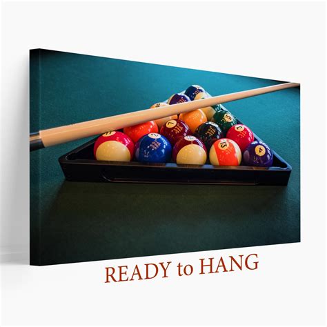 Billiards Wall Art. Billiards Canvas Print, Billiards Room Decor ...