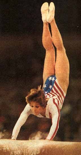 Gymnast Mary Lou Retton - 1st American to win all-around Olympic gold | Mary lou retton ...