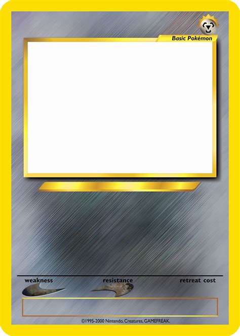 Blank Trading Card Template Inspirational Pokemon Tcg Blanks Neo Jumbo Basic by Icycatelf On ...