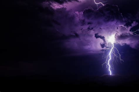 Lightning wallpaper, lightning, purple, night HD wallpaper | Wallpaper Flare