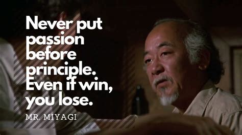 Mr Miyagi Quotes