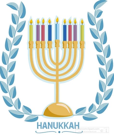 Hanukkah Clipart-clipart decorative leaves hanukkah jewish holiday