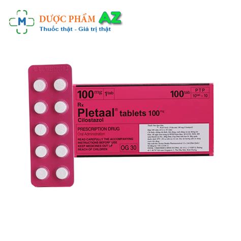 Thuốc Pletaal Tablets 100mg – Thuốc điều trị thiếu máu cục bộ hiệu quả