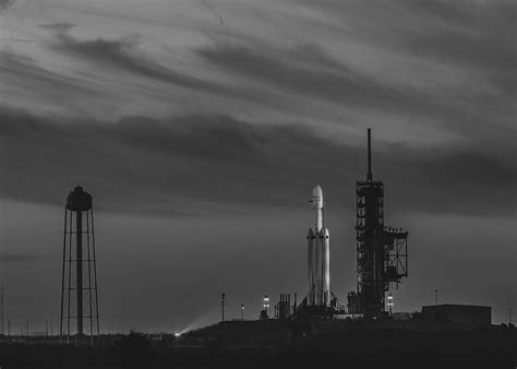 Space shuttle, monochrome, launching, SpaceX, Falcon Heavy HD wallpaper | Pxfuel