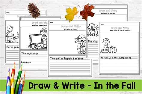 Draw and Write in the Fall Prompts Graphic by MessyBeautifulFun ...