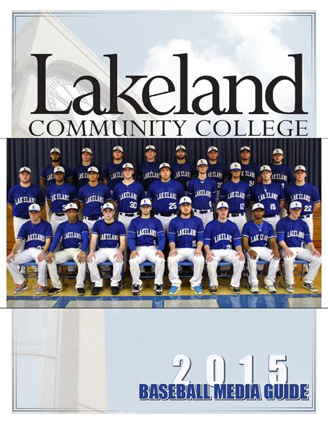 2015 Lakeland CC Baseball Media Guide by Lakeland Community College ...