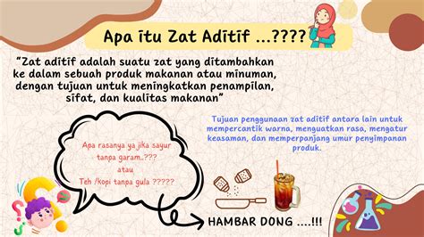 Zat Aditif Pada Makanan - Download Modul Ajar Ilmu Pengetahuan Alam (IPA)