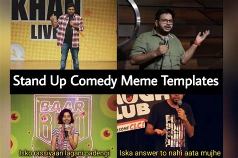 Stand Up Comedy Meme Templates