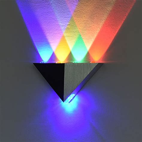 5 Lights LED Modern Wall Lamps & Sconces Aluminum Shade Included - 110V-120V Multi Color Light ...