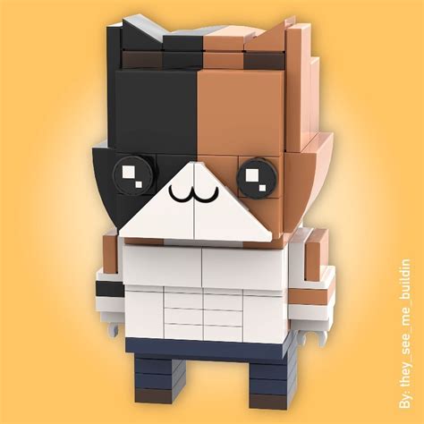 I found this awesome lego meowscles credit : I don't know : r/FortNiteBR