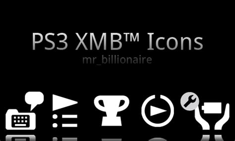 Sony PS3 XMB Icons Pack by mr-billionaire on DeviantArt