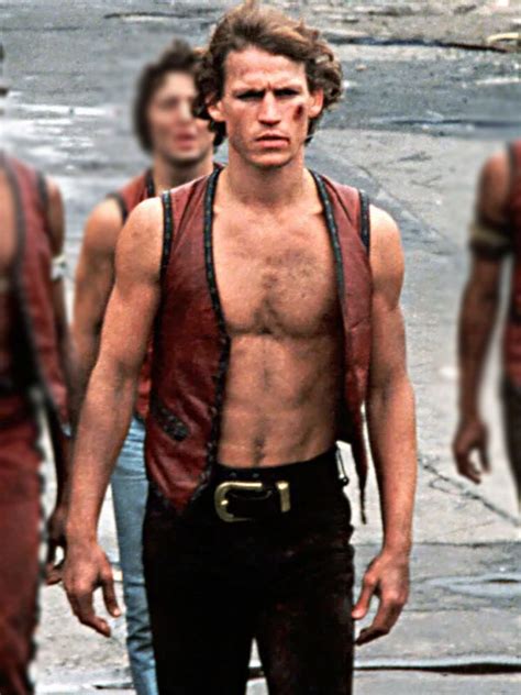 The Warriors James Remar Brown Leather Vest - Just American Jackets