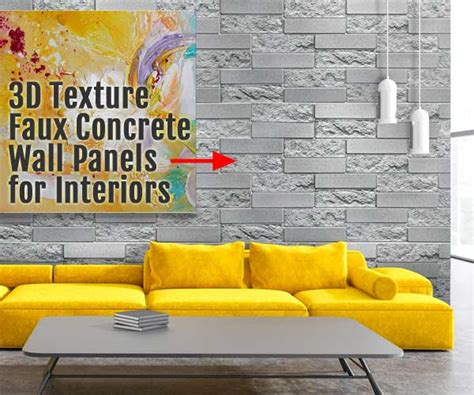 Faux Concrete Wall Panels - Creative (& Easy) Ideas