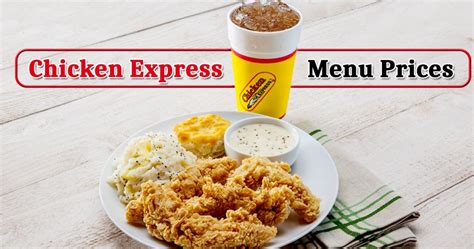 Chicken Express Menu Prices - Meals, Drinks, Sides, Extras