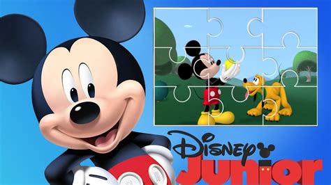 Mickey Mouse Clubhouse Cartoon Mini Clips Puzzles Game - Disney Junior App For Kids - YouTube