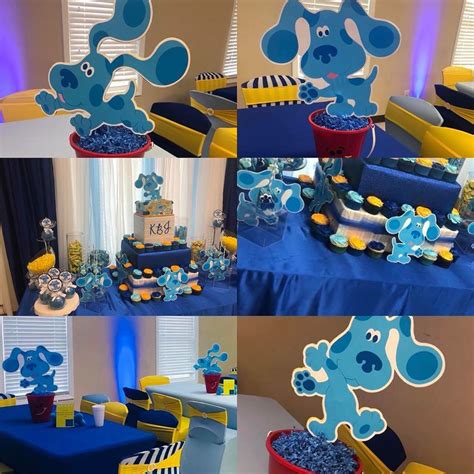 Blue S Clues Party Centerpieces