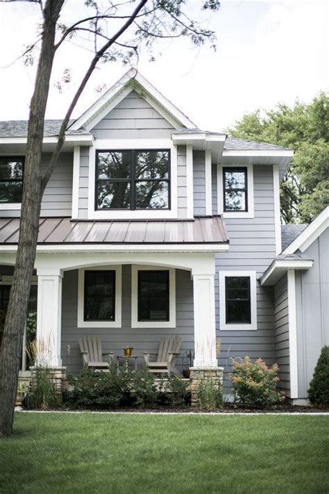 Gray house exterior, Modern farmhouse exterior, House paint exterior