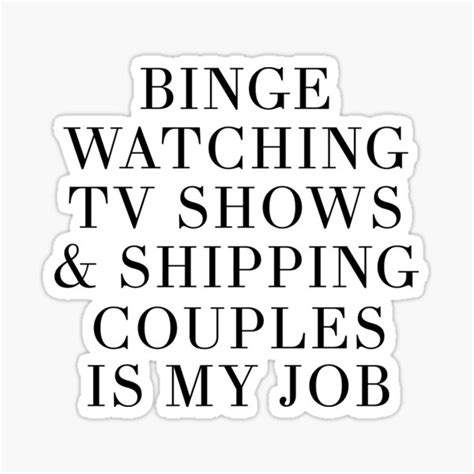 "Binge watching TV shows" Sticker for Sale by xoashleyy | Redbubble