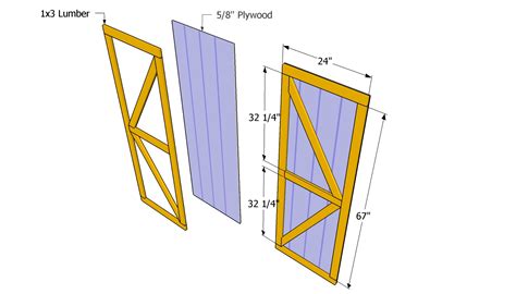 Do It Yourself Barn Door Plans