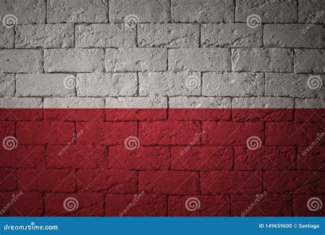 Flag with Original Proportions. Grunge Flag of Poland Stock Photo - Image of banner, flag: 149659600