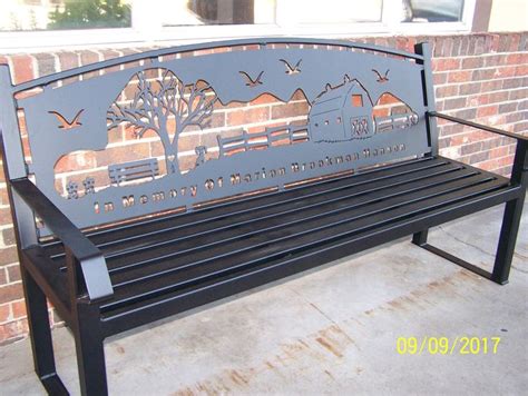 Image result for steel park bench plans | Metal bench, Bench plans, Bench