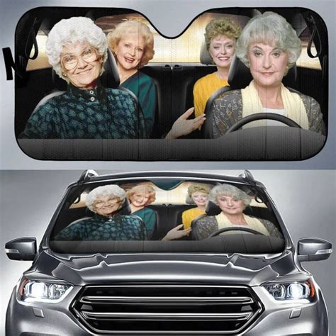 The-Golden-Girls-Car-Auto-Sun-Shade-Funny-Windshield-Fan-Gift-Auto-Sun ...